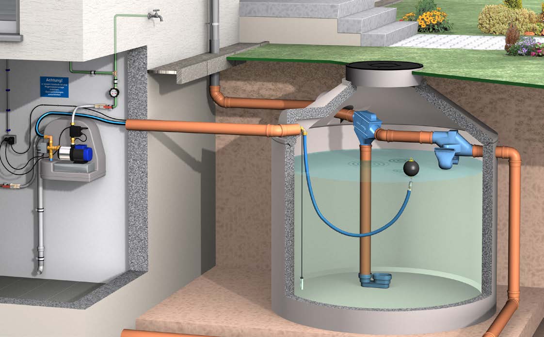 3P Overflow siphon